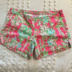 EUC Lilly Pulitzer Adie shorts in Southern Charm, sz 0